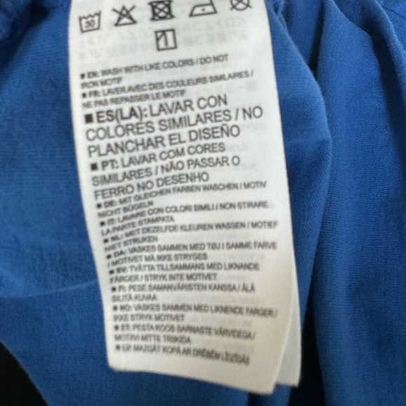 Men’s Salomon T shirt in royal blue with graphic logo - Picture 8 of 9